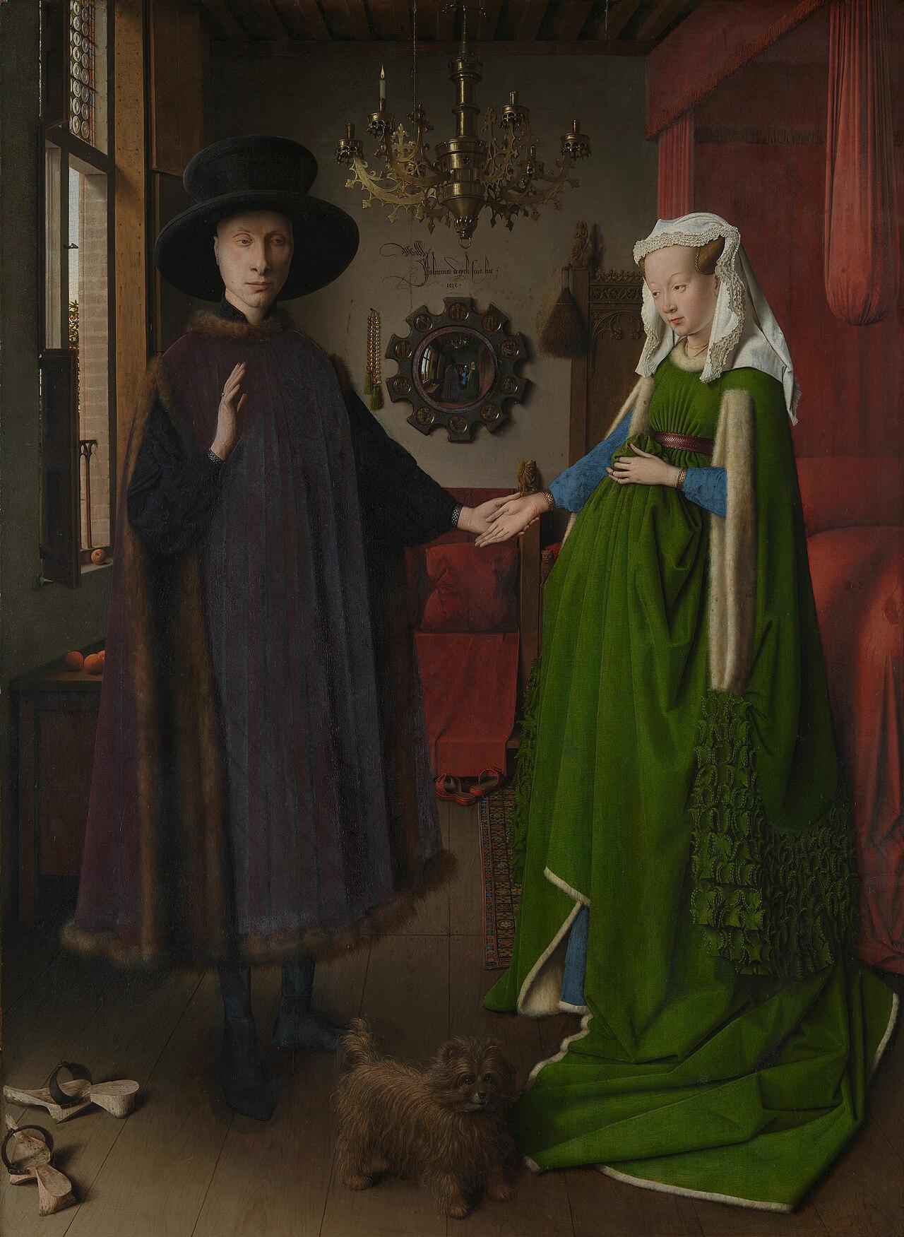 The Arnolfini Portrait — Jan van Eyck, original artwork; not a product photo