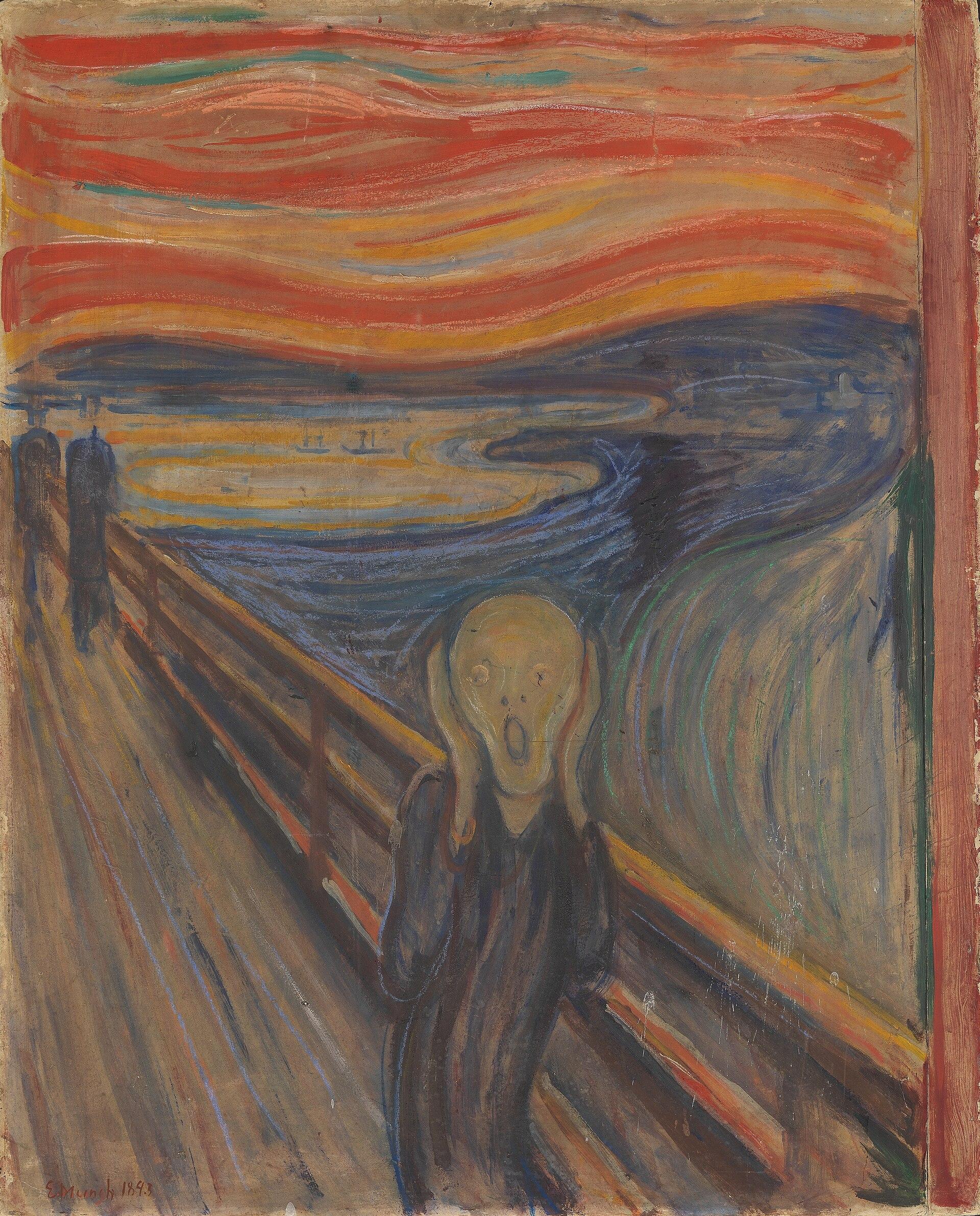 The Scream — Edvard Munch, original artwork; not a product photo