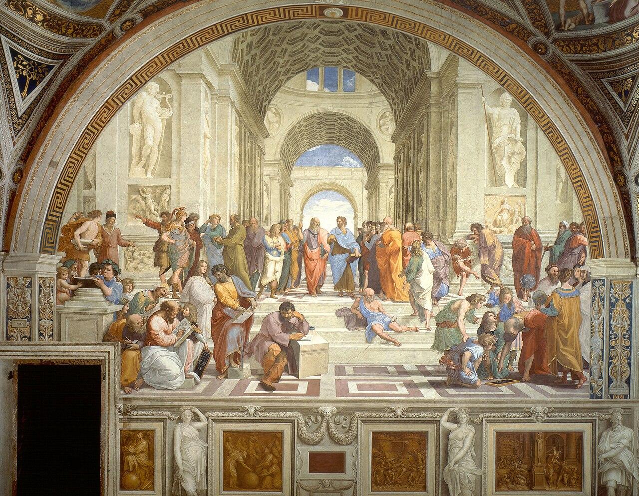 The School of Athens — Raphael, original artwork; not a product photo