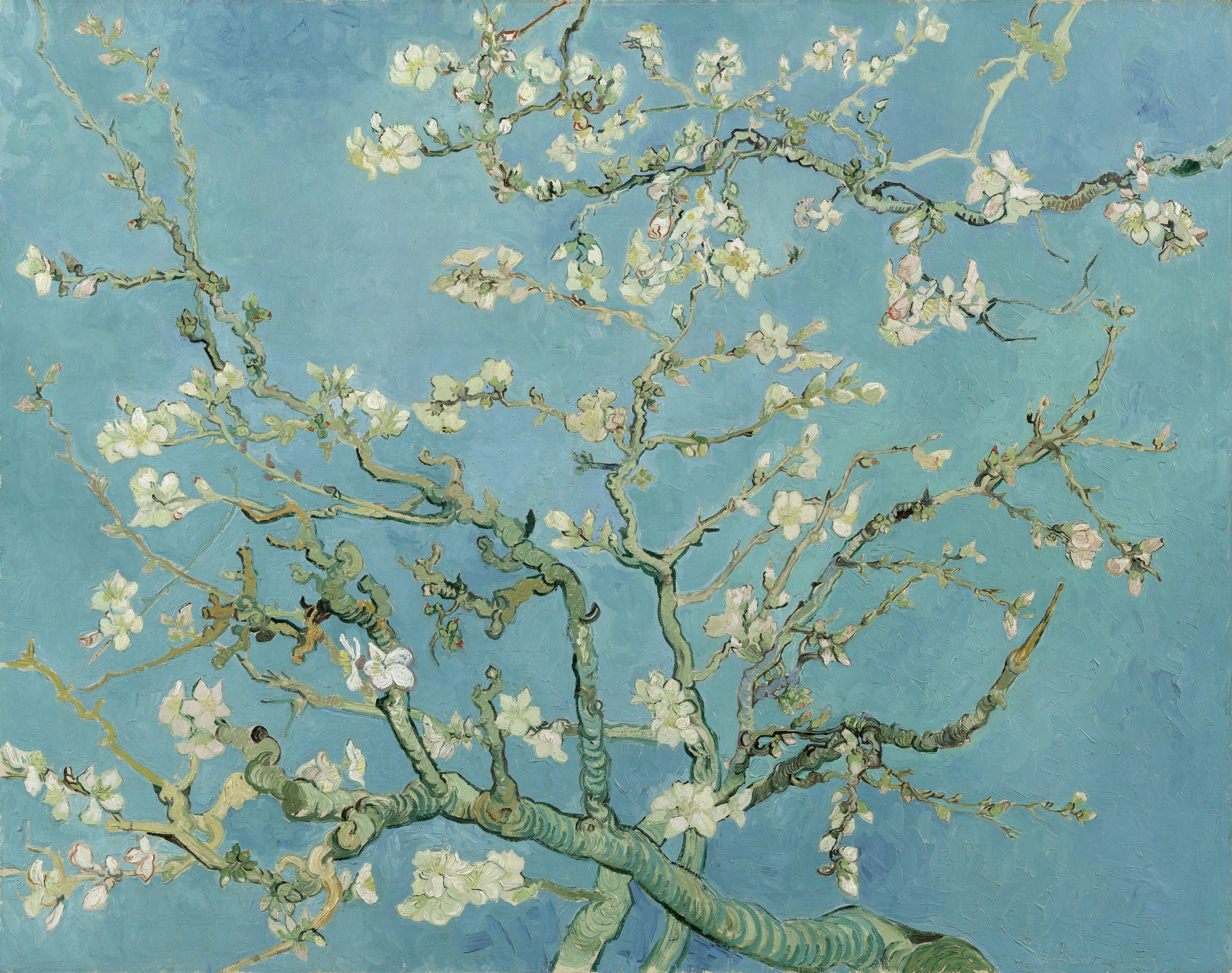 Almond Blossom — Vincent van Gogh, original artwork; not a product photo