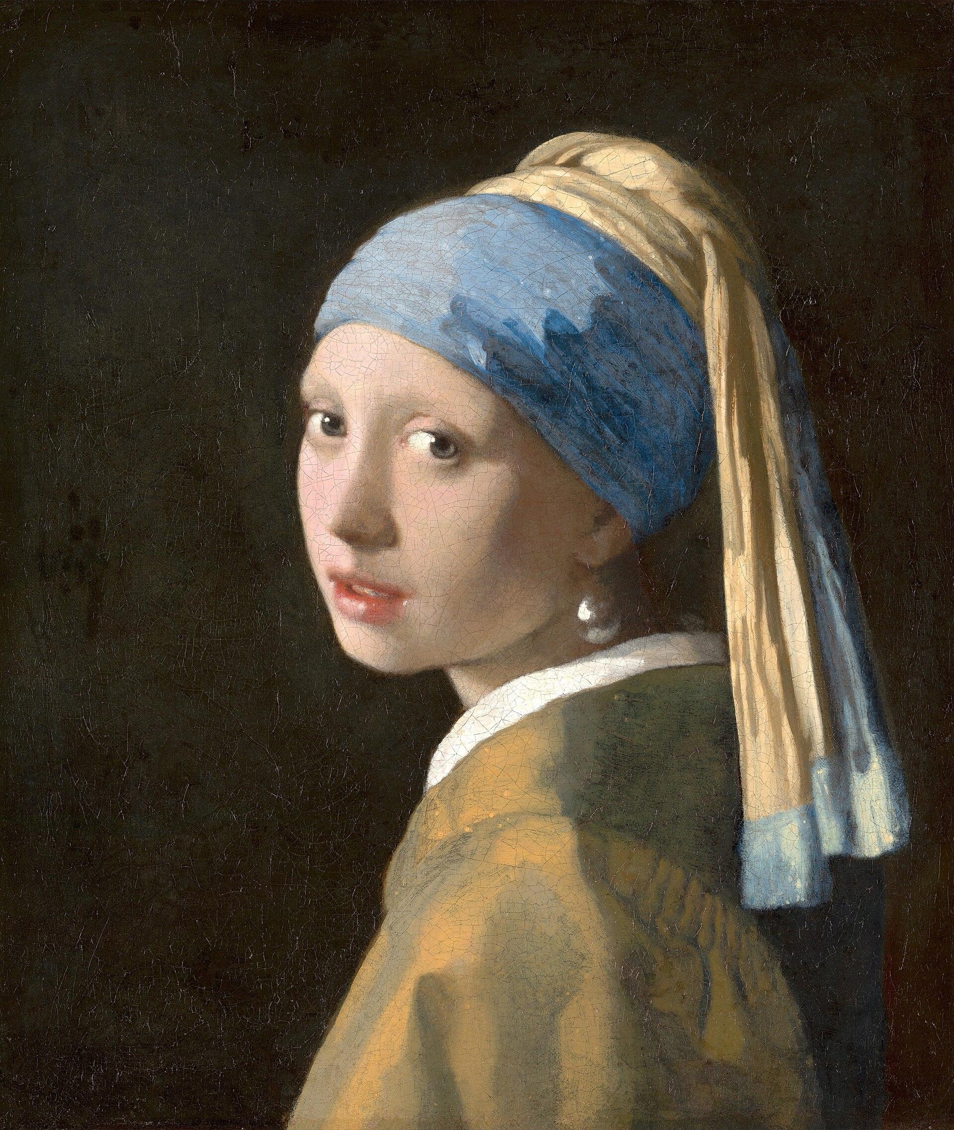 Girl with a Pearl Earring — Johannes Vermeer, original artwork; not a product photo